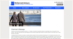 Desktop Screenshot of mcdermottadvisors.com